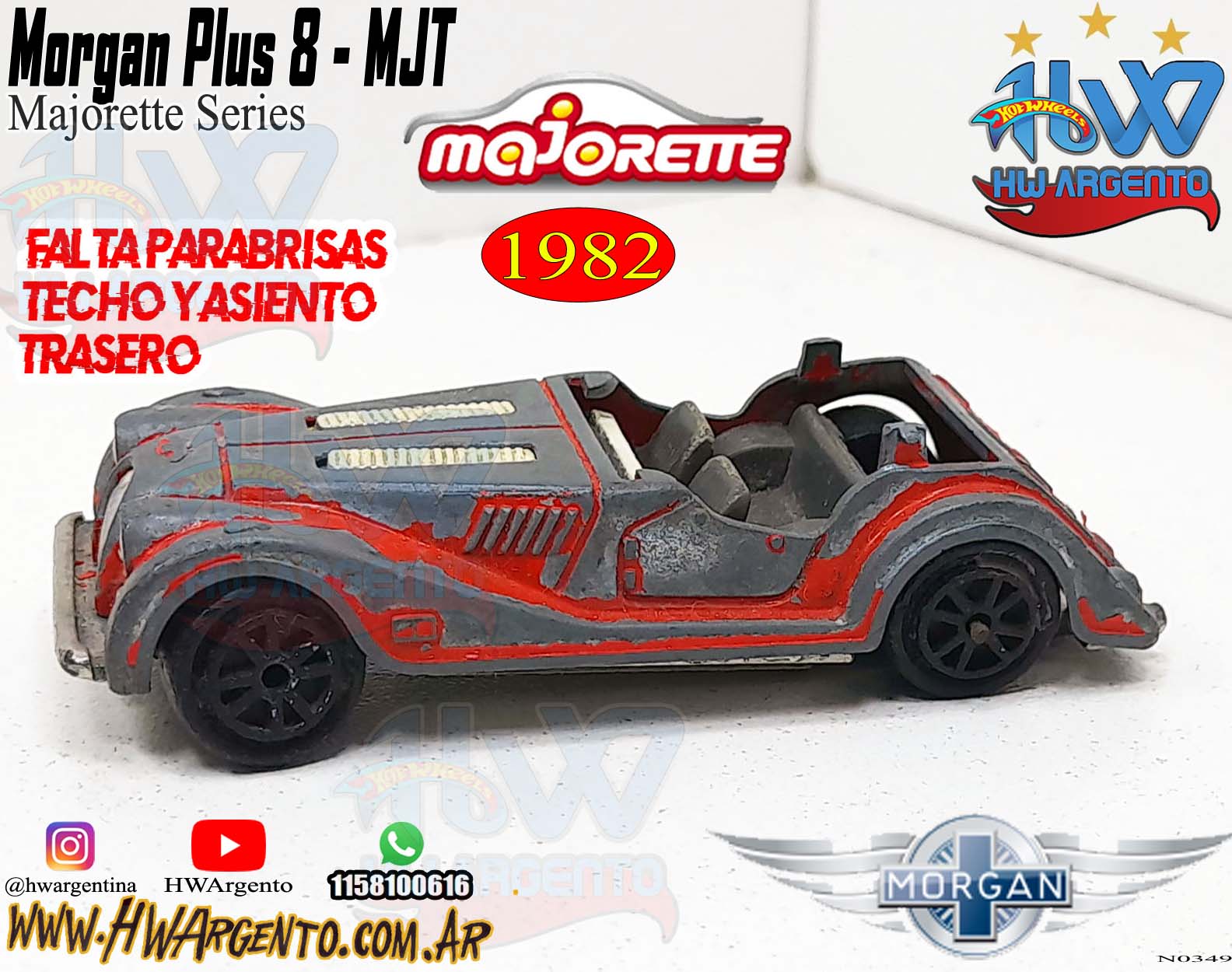 Morgan Plus 8 - MJT - 1982