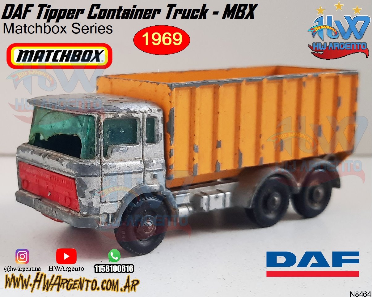 DAF Tipper Container Truck - MBX - 1969