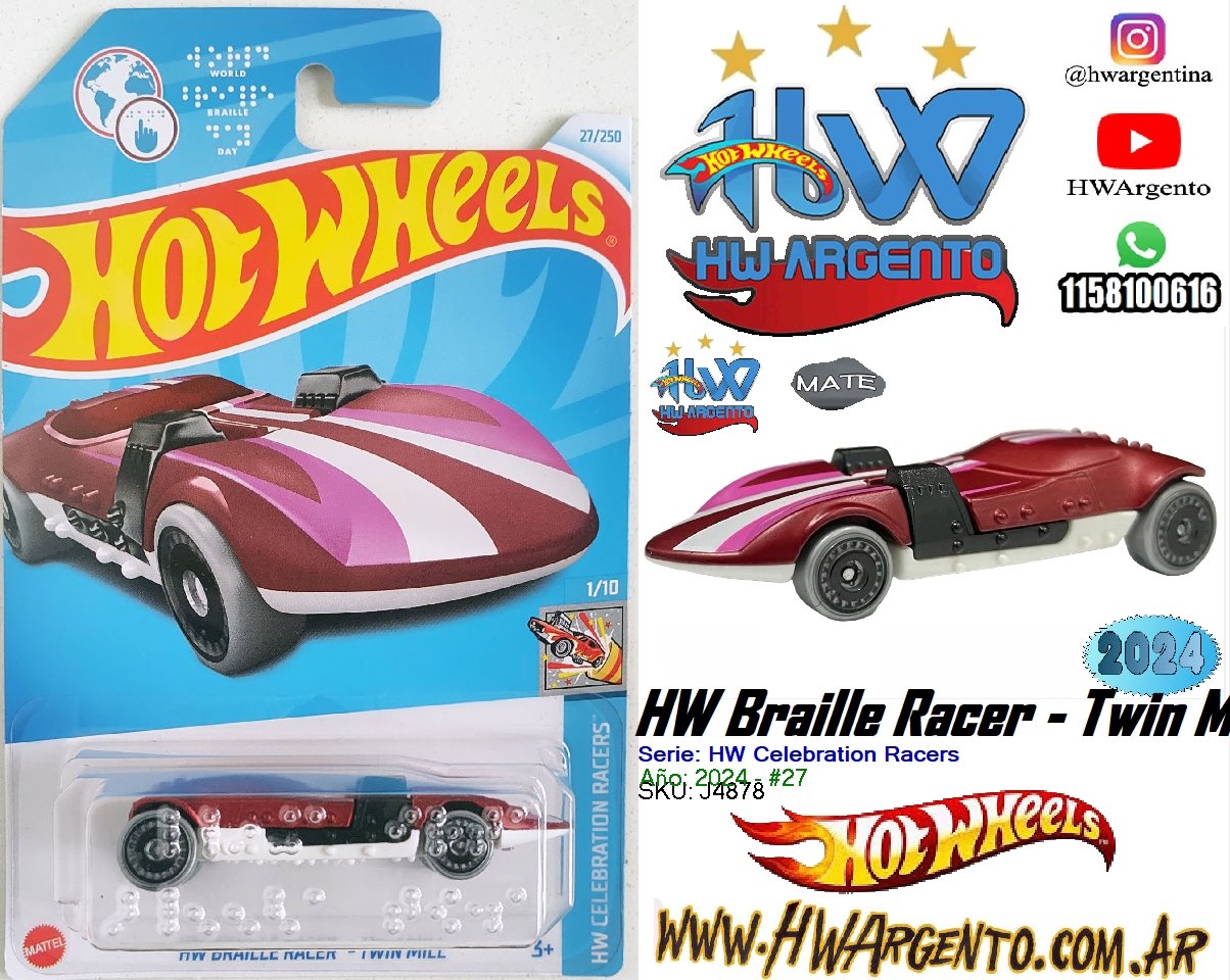 HW Braille Racer - Twin Mill - 2024