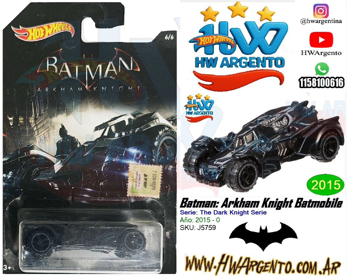 Batman: Arkham Knight Batmobile - 2015 - HWArgento