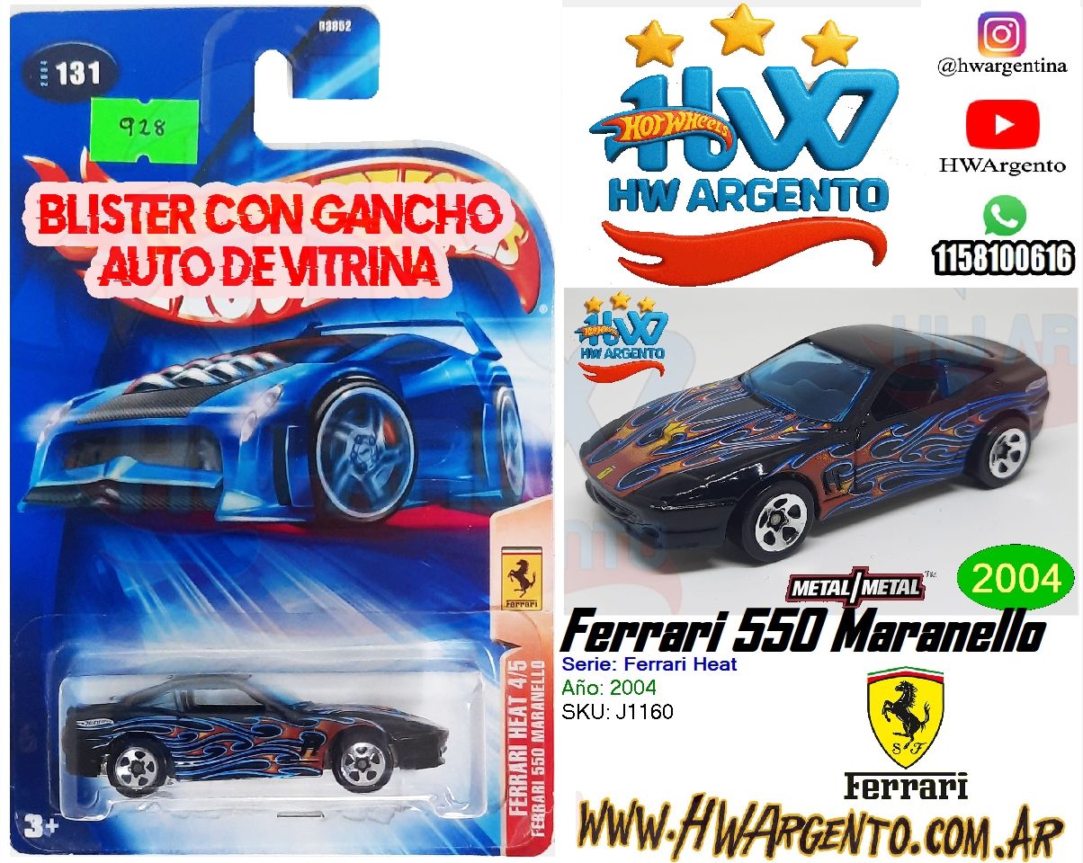 Ferrari 550 Maranello - Hot Wheels - 2004