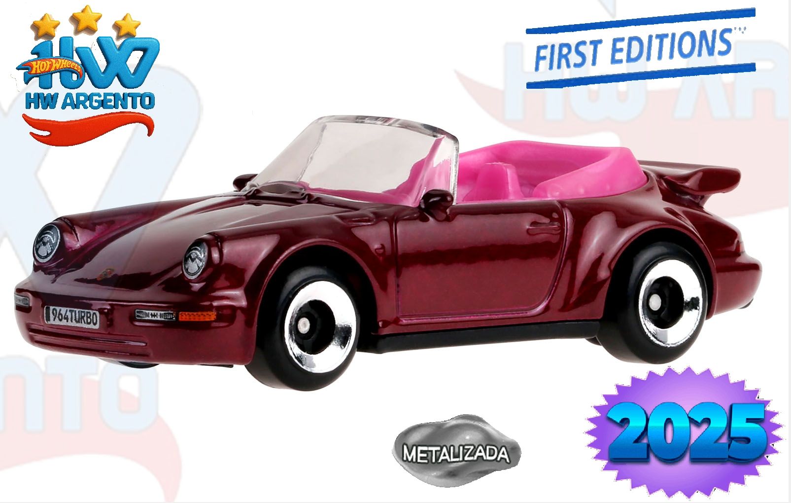 Porsche 911 Turbo Cabriolet - Hot Wheels - 2025 - Imagen 3