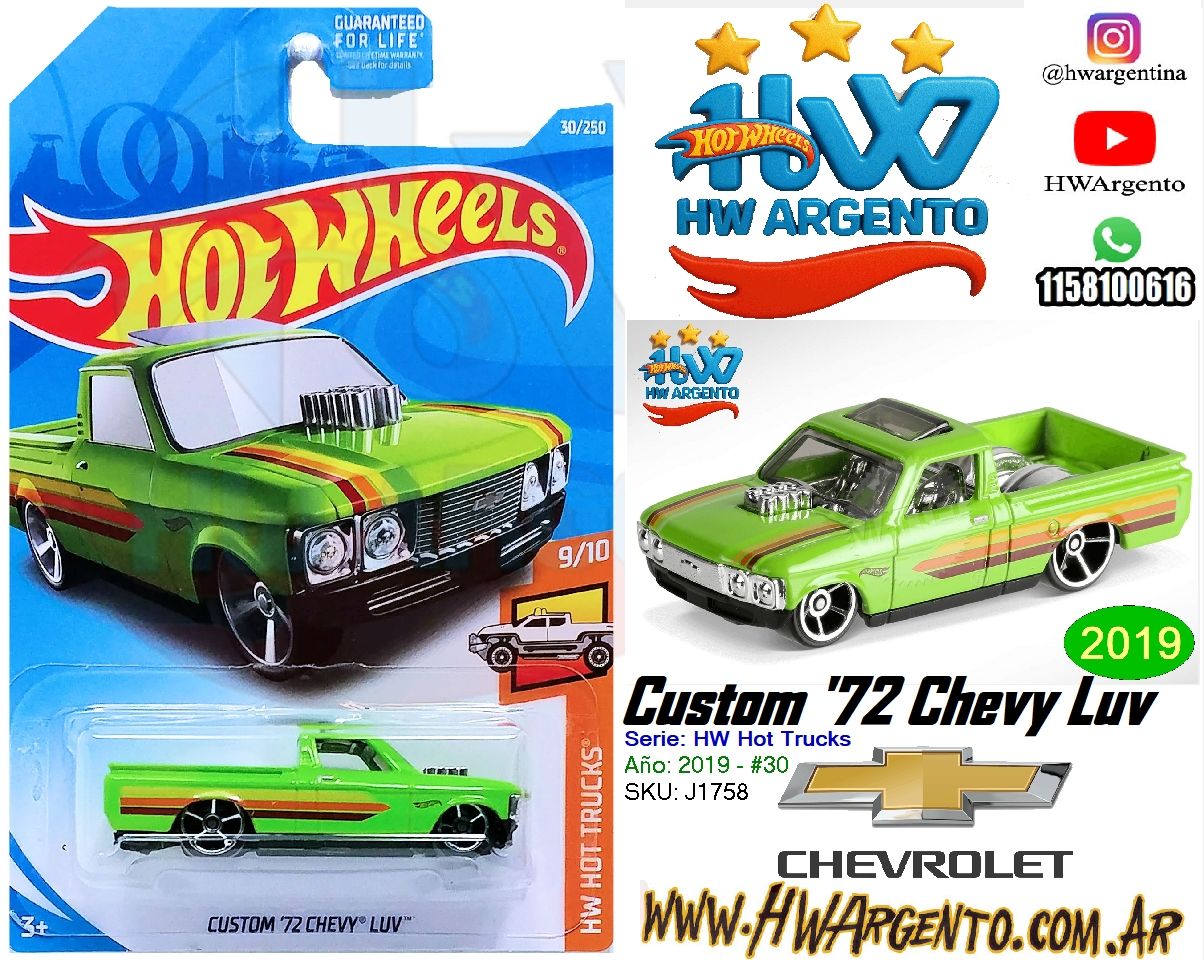 Custom '72 Chevy Luv - Hot Wheels - 2019