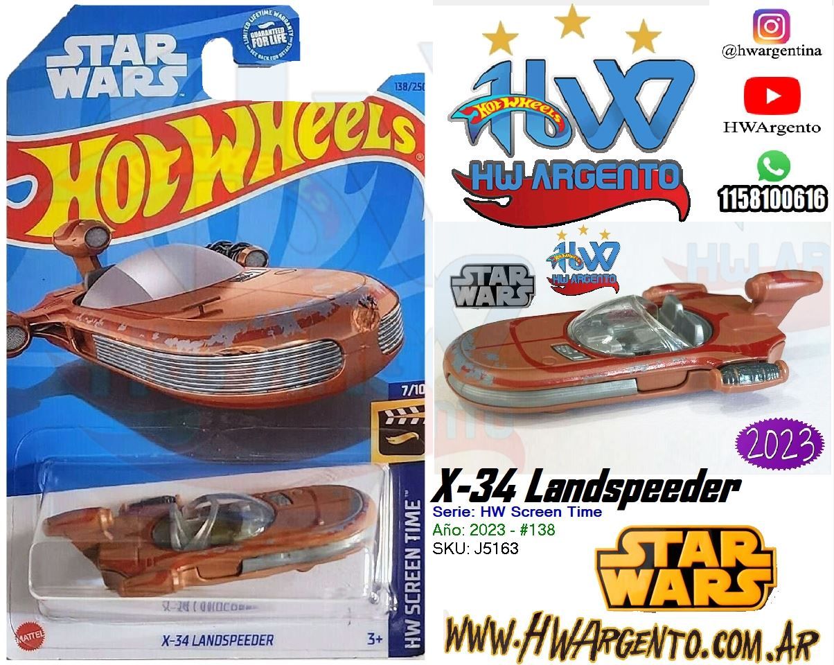 X-34 Landspeeder - Hot Wheels - 2023
