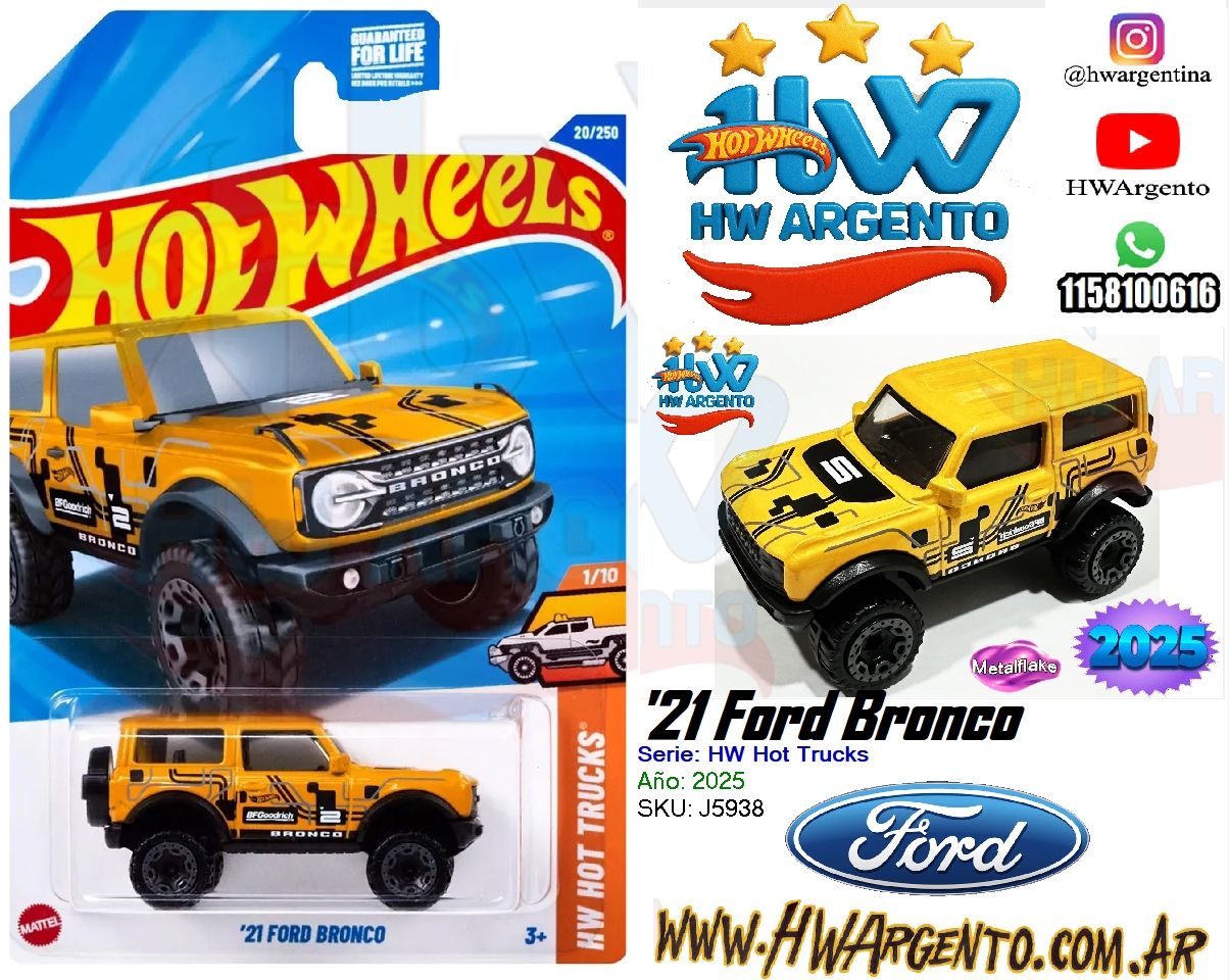 '21 Ford Bronco - Hot Wheels - 2025