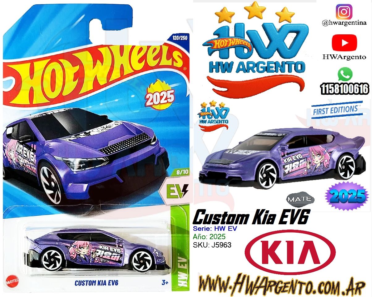 Custom Kia EV6 - Hot Wheels - 2025