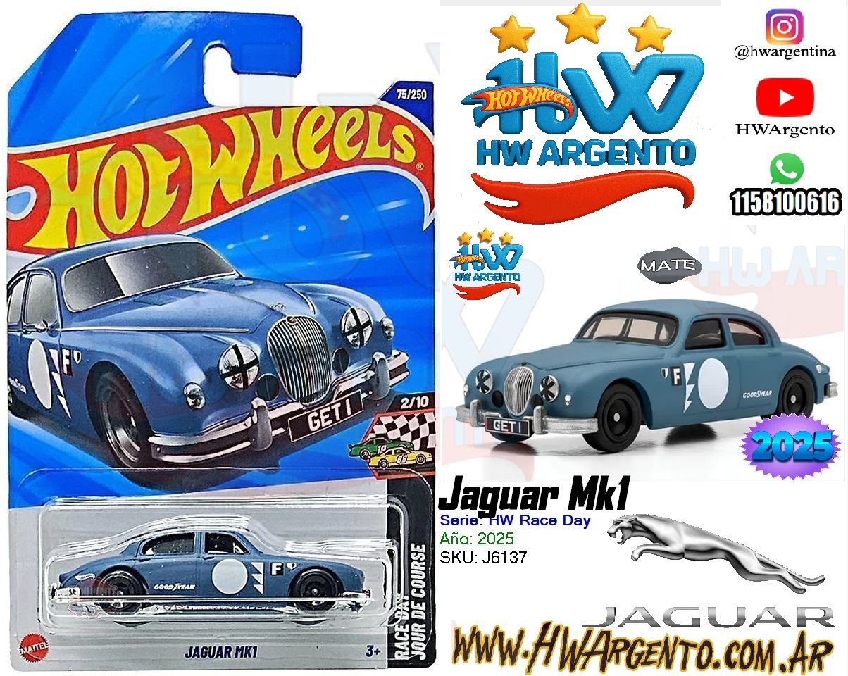 Jaguar Mk1 - Hot Wheels - 2025