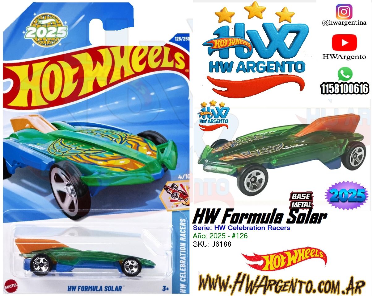 HW Formula Solar - Hot Wheels - 2025