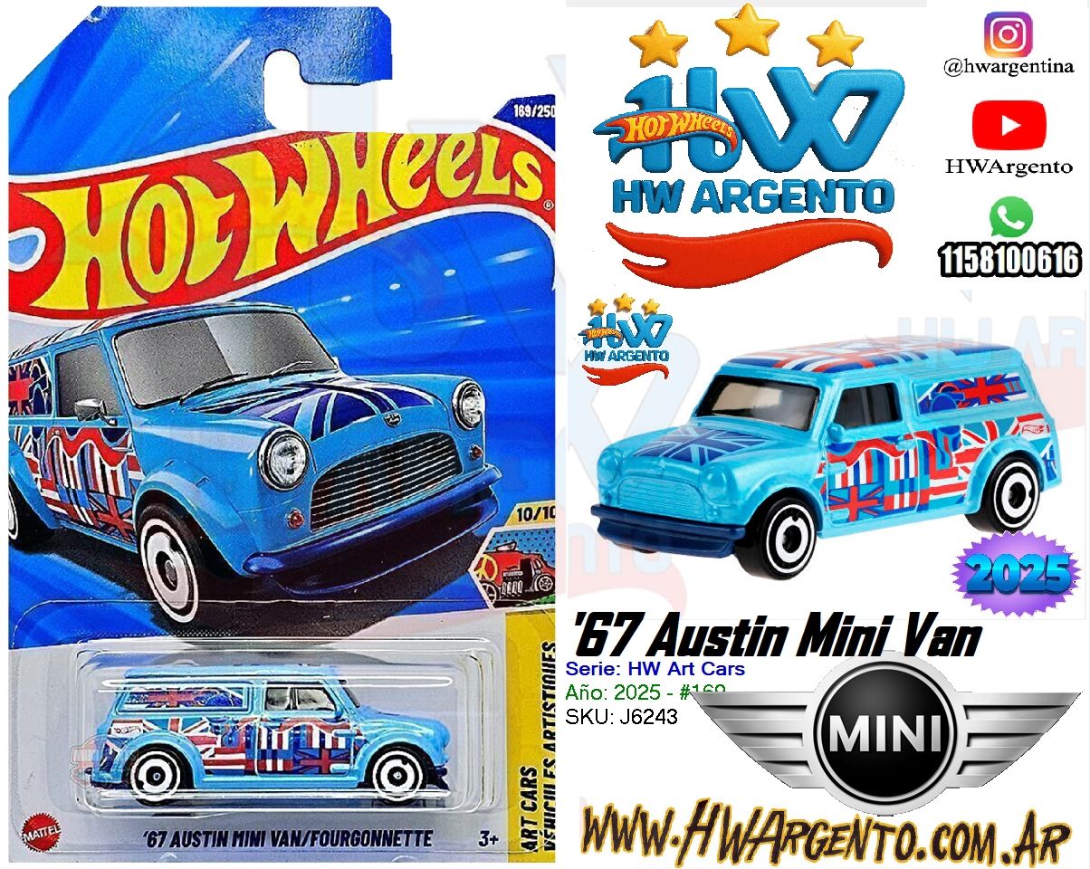 '67 Austin Mini Van - Hot Wheels - 2025