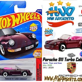 Porsche 911 Turbo Cabriolet - Hot Wheels - 2025