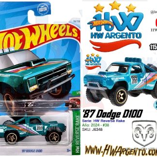 '87 Dodge D100 - Hot Wheels - 2024