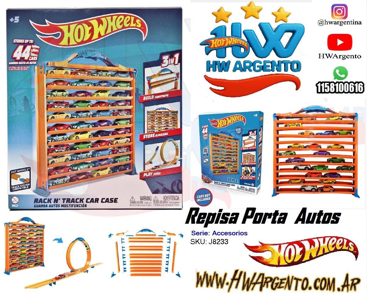 Repisa Porta Autos - Hot Wheels