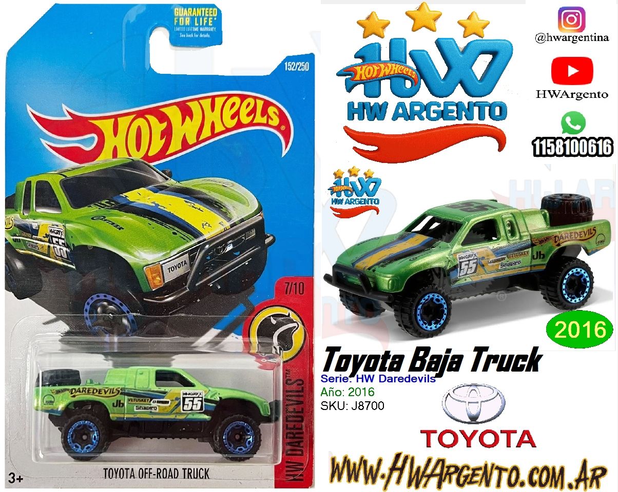 Toyota Baja Truck - Hot Wheels - 2016