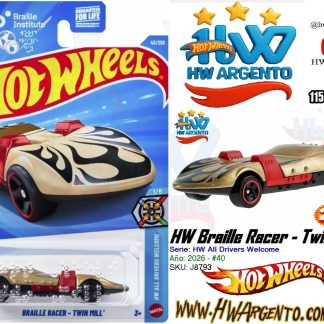 HW Braille Racer - Twin Mill – 2026
