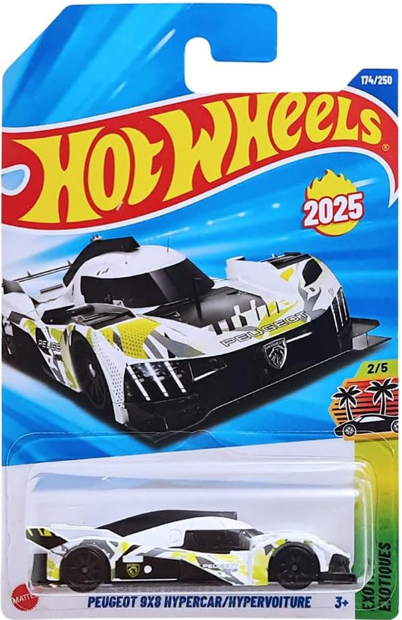 Peugeot 9X8 Hypercar – Hot Wheels – 2025