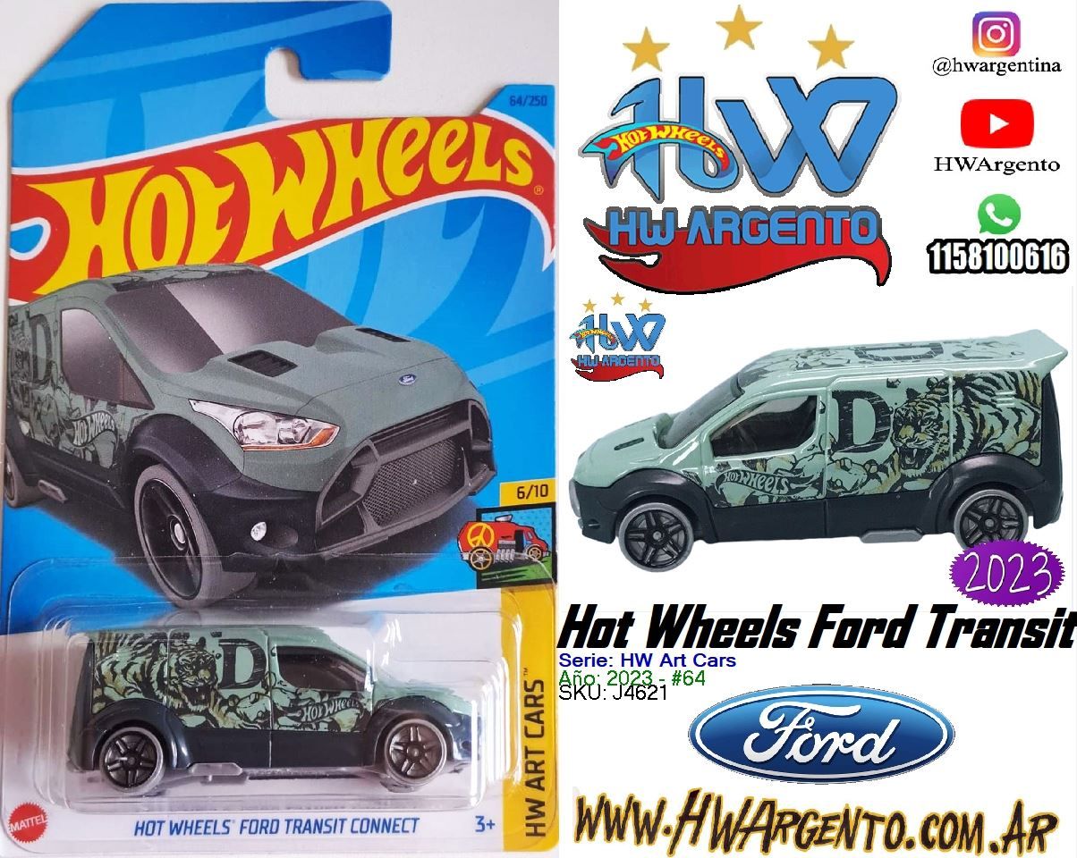 Hot Wheels Ford Transit Connect - 2023
