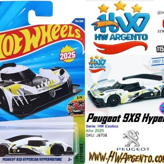 Peugeot 9X8 Hypercar - Hot Wheels - 2025