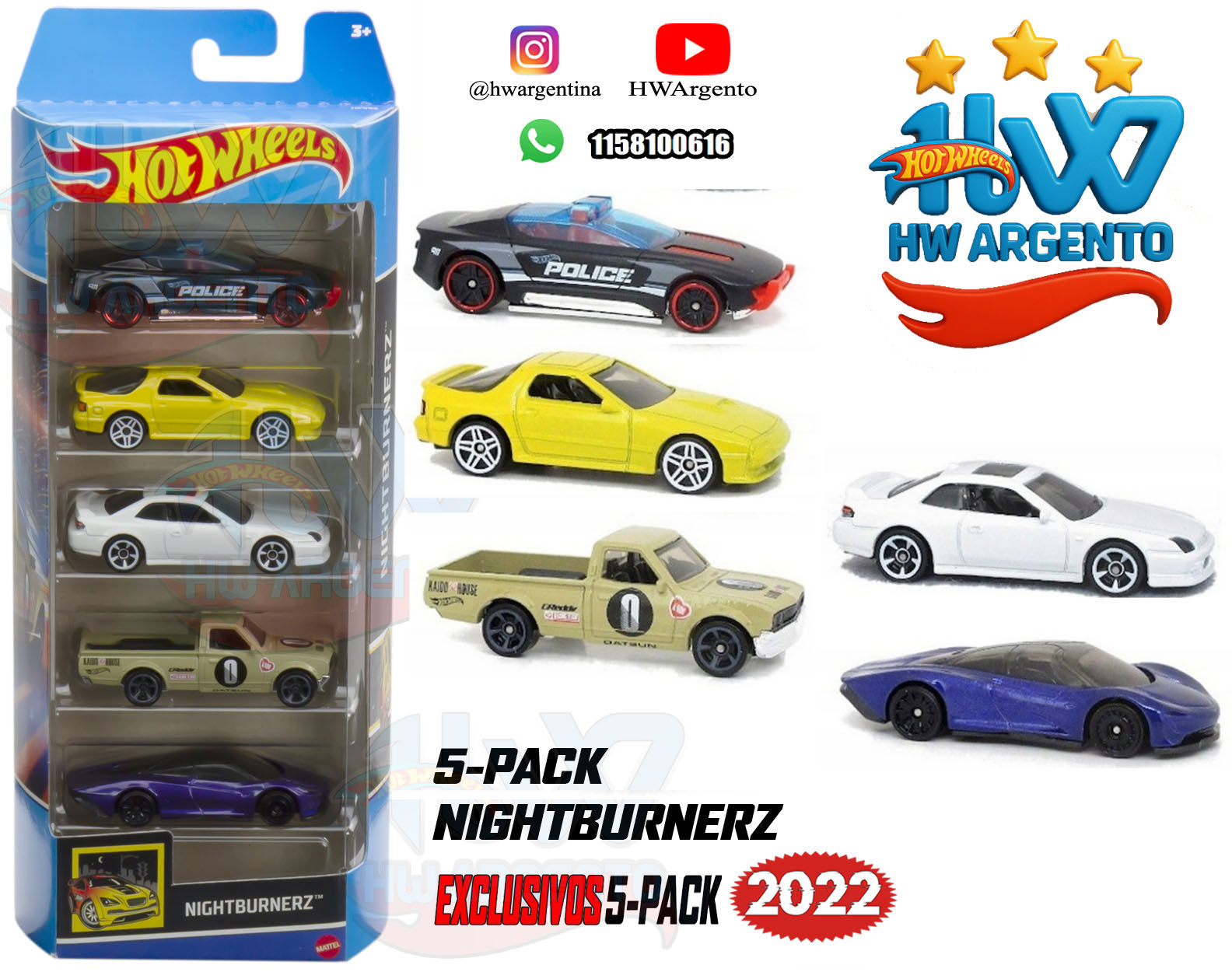 5-Pack - Nightburnerz – 2022