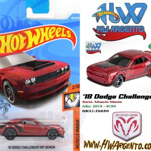 '18 Dodge Challenger SRT Demon - 2019