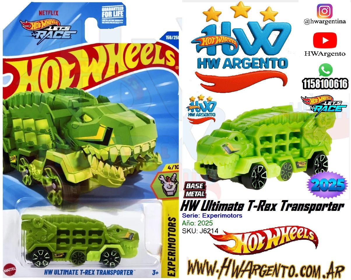 HW Ultimate T-Rex Transporter - Hot Wheels - 2025