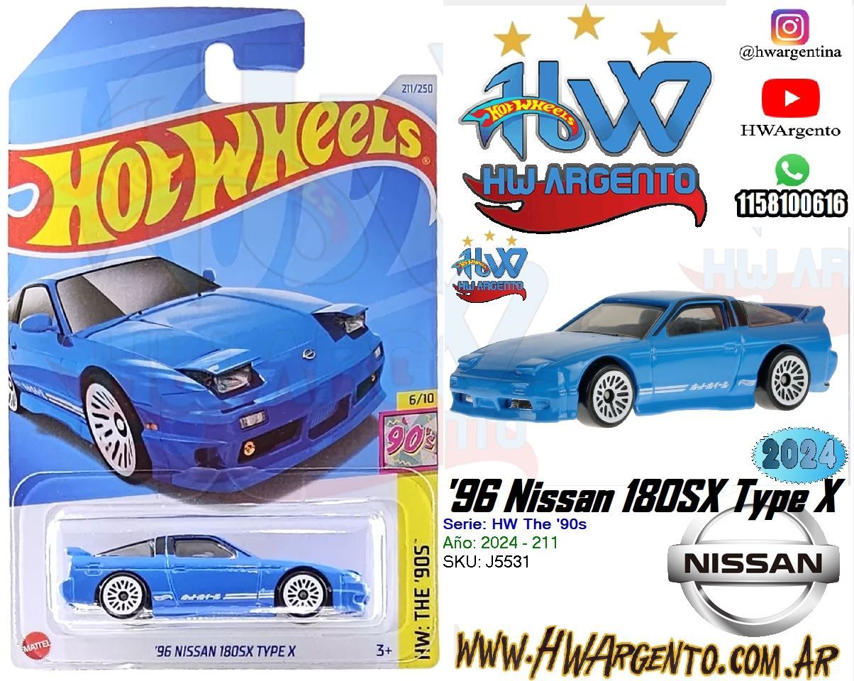 '96 Nissan 180SX Type X - 2024