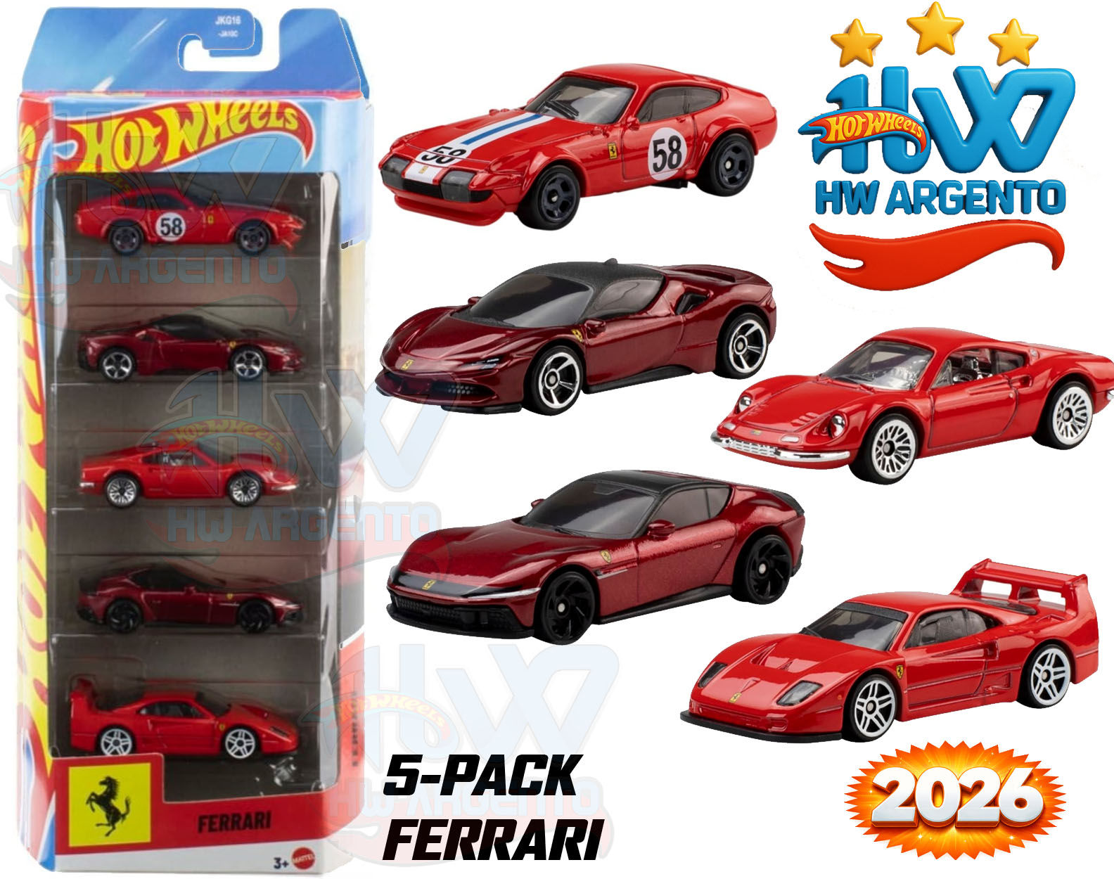 5-Pack – Ferrari – 2026