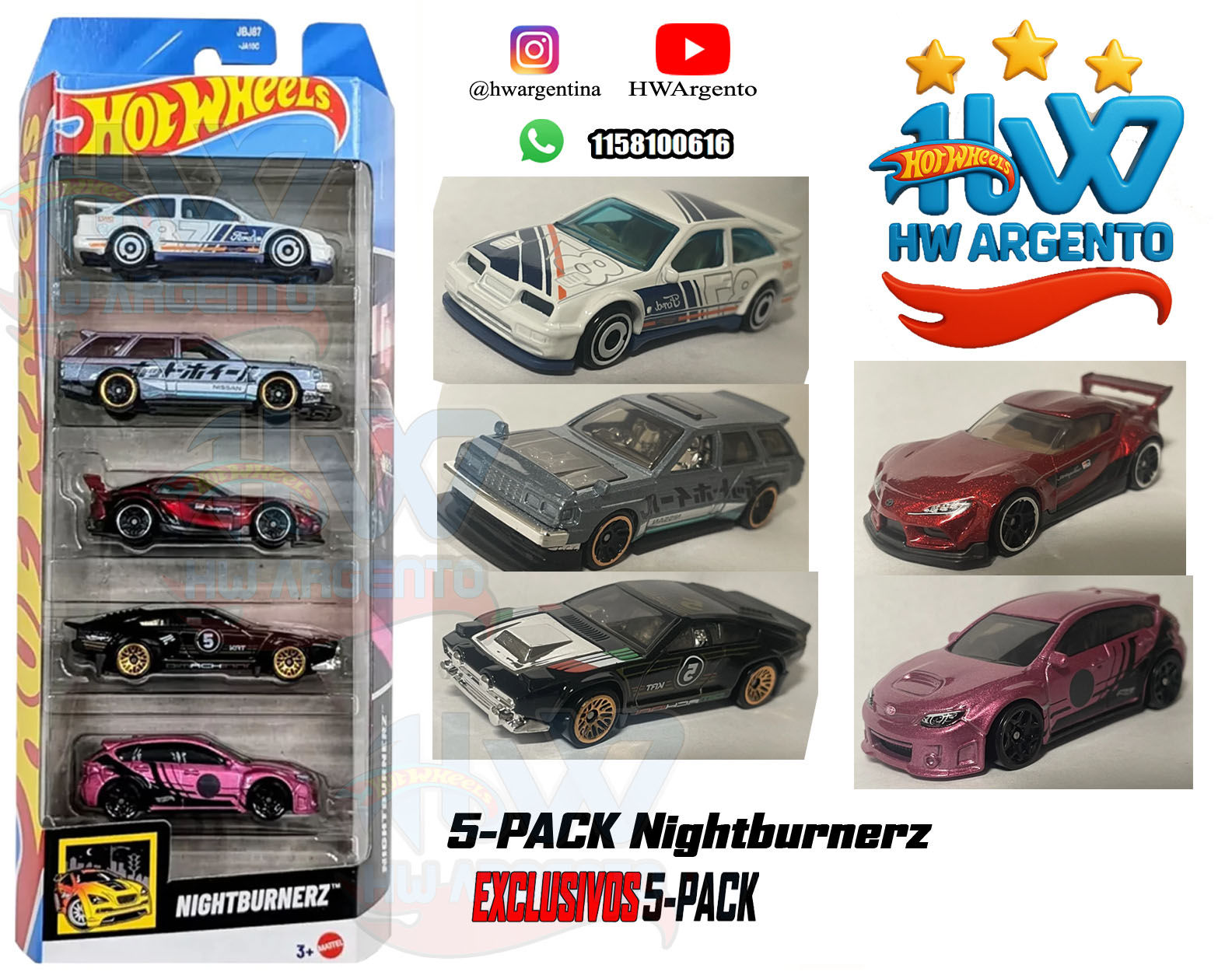 5-Pack – Nightburnerz – 2025