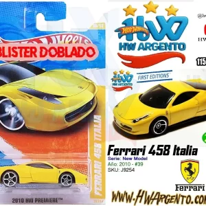 Ferrari 458 Italia - Hot Wheels - 2010
