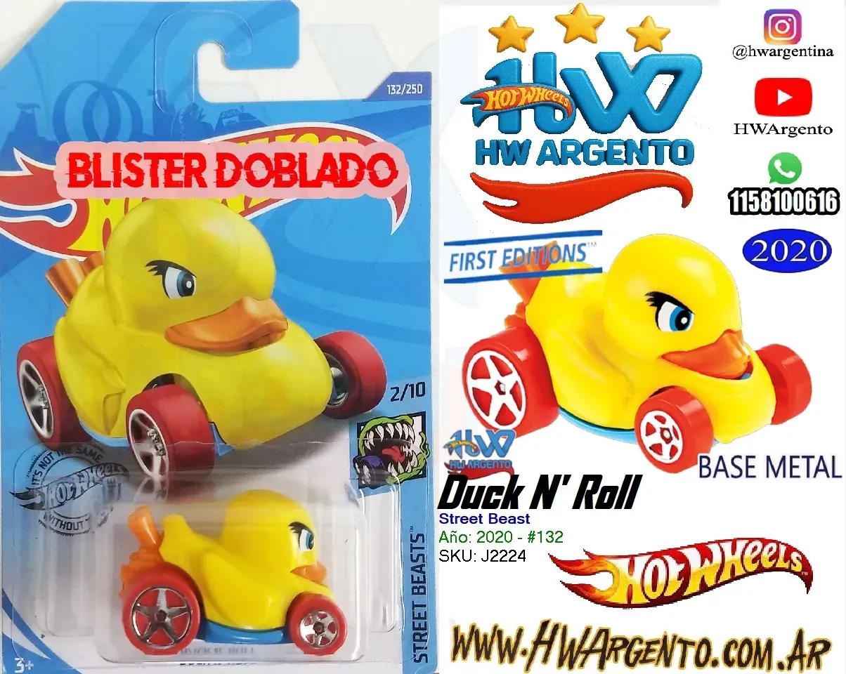 Duck N' Roll - Hot Wheels - 2020