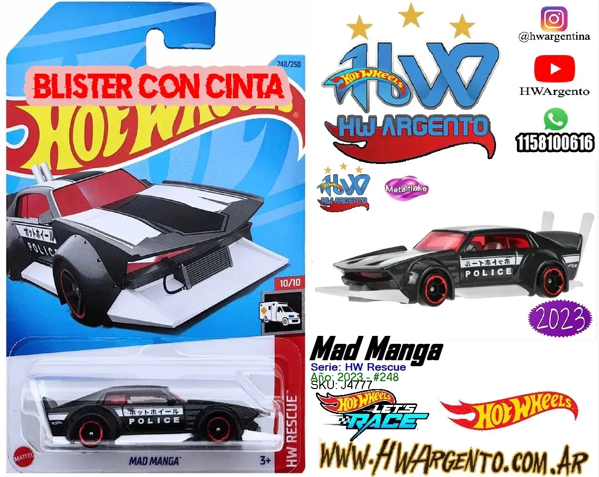Mad Manga - Hot Wheels - 2023